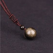 Load image into Gallery viewer, Natural Gold Stone Couple Necklace
