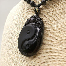 Load image into Gallery viewer, Obsidian Gossip Pendant
