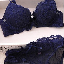 Load image into Gallery viewer, Romantic Lace Push Up Bra And Panty Set
