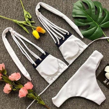 Load image into Gallery viewer, Classical Bandage Push-Up Bikini Set
