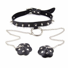 Load image into Gallery viewer, Nipple Cover Chain Collar Pasties
