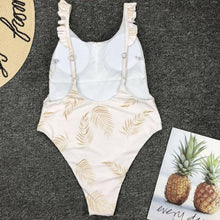 Load image into Gallery viewer, Leaf Print One Piece Swimwear
