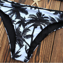 Load image into Gallery viewer, Miami Style Coconut Tree Palm Print 2 Piece Bikini Set
