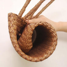 Load image into Gallery viewer, Fashion Designer Wicker Rattan Shoulder Bag
