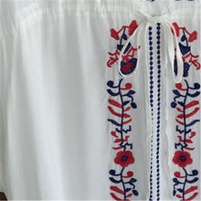 Load image into Gallery viewer, Embroidery Vintage Beach Tunic Cover up

