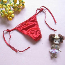 Load image into Gallery viewer, Micro G-String Satin Thong Panties
