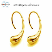 Load image into Gallery viewer, 925 Sterling Silver Women Ear Stud/ TearDrop Earrings
