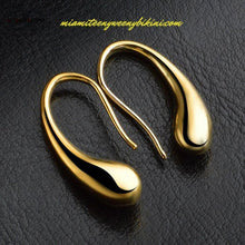 Load image into Gallery viewer, 925 Sterling Silver Women Ear Stud/ TearDrop Earrings
