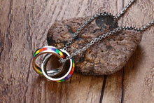 Load image into Gallery viewer, Gay Pride LGBT Titanium Stainless Steel Necklaces Pendant.

