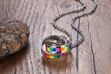 Load image into Gallery viewer, Gay Pride LGBT Titanium Stainless Steel Necklaces Pendant.

