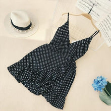 Load image into Gallery viewer, Sleeveless Sling Polka Dot Dress

