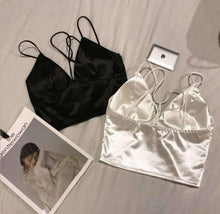 Load image into Gallery viewer, Satin Bralette Camisole Top
